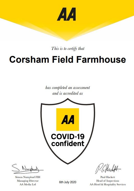 AA Certificate Corsham Field